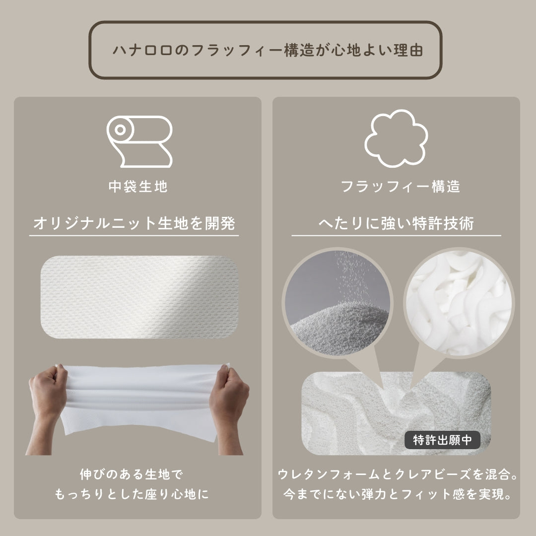 フラッフィーソファ バルーン2P ニットカバーセット