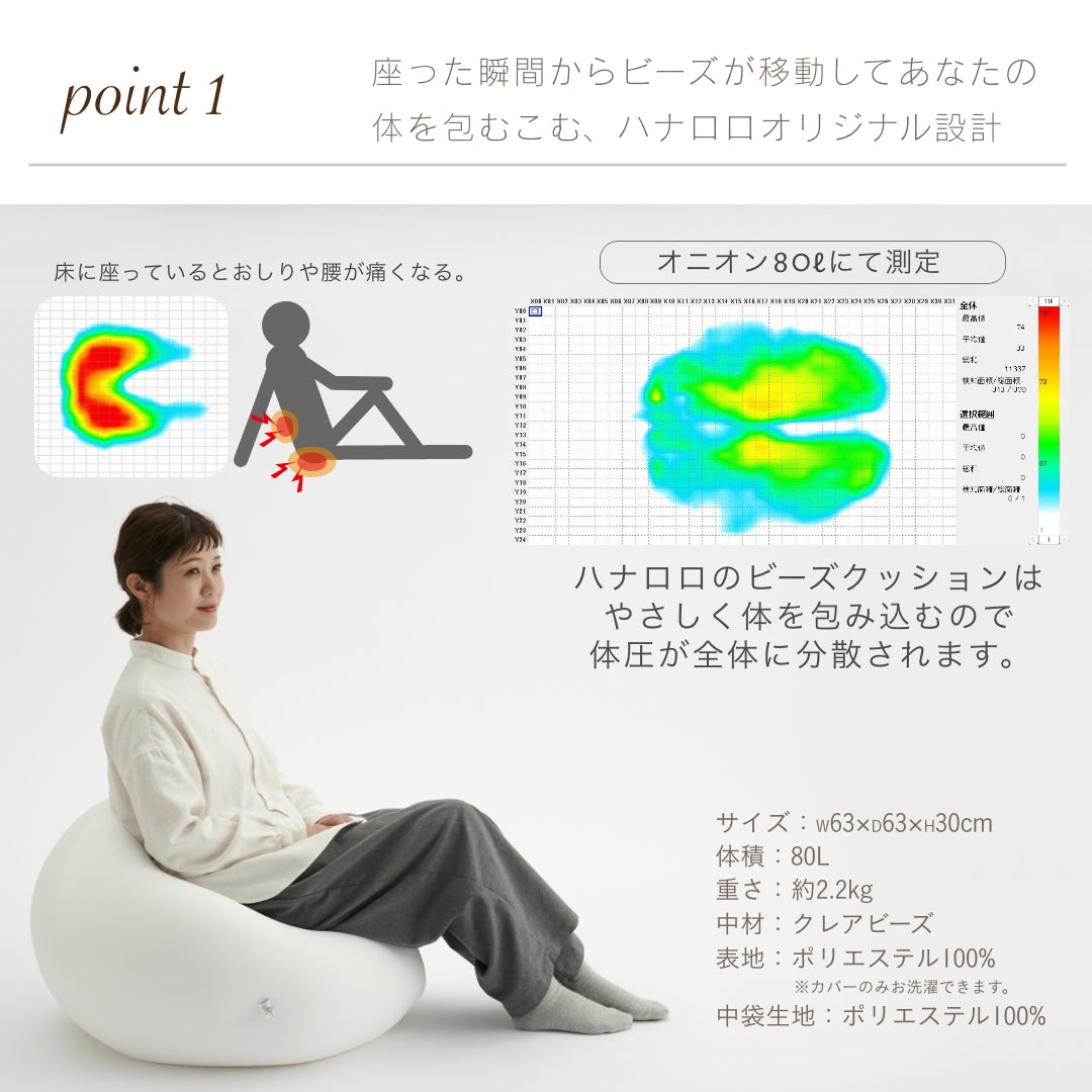 オニオンクッション 80L ニットカバーセット
