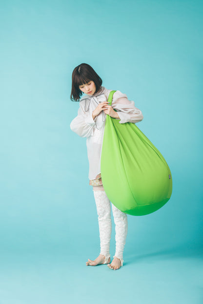 ビビットカラー ビーズバッグクッション