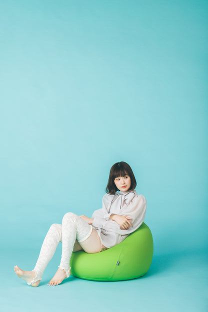 ビビットカラー ビーズバッグクッション