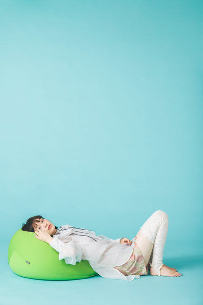 ビビットカラー ビーズバッグクッション