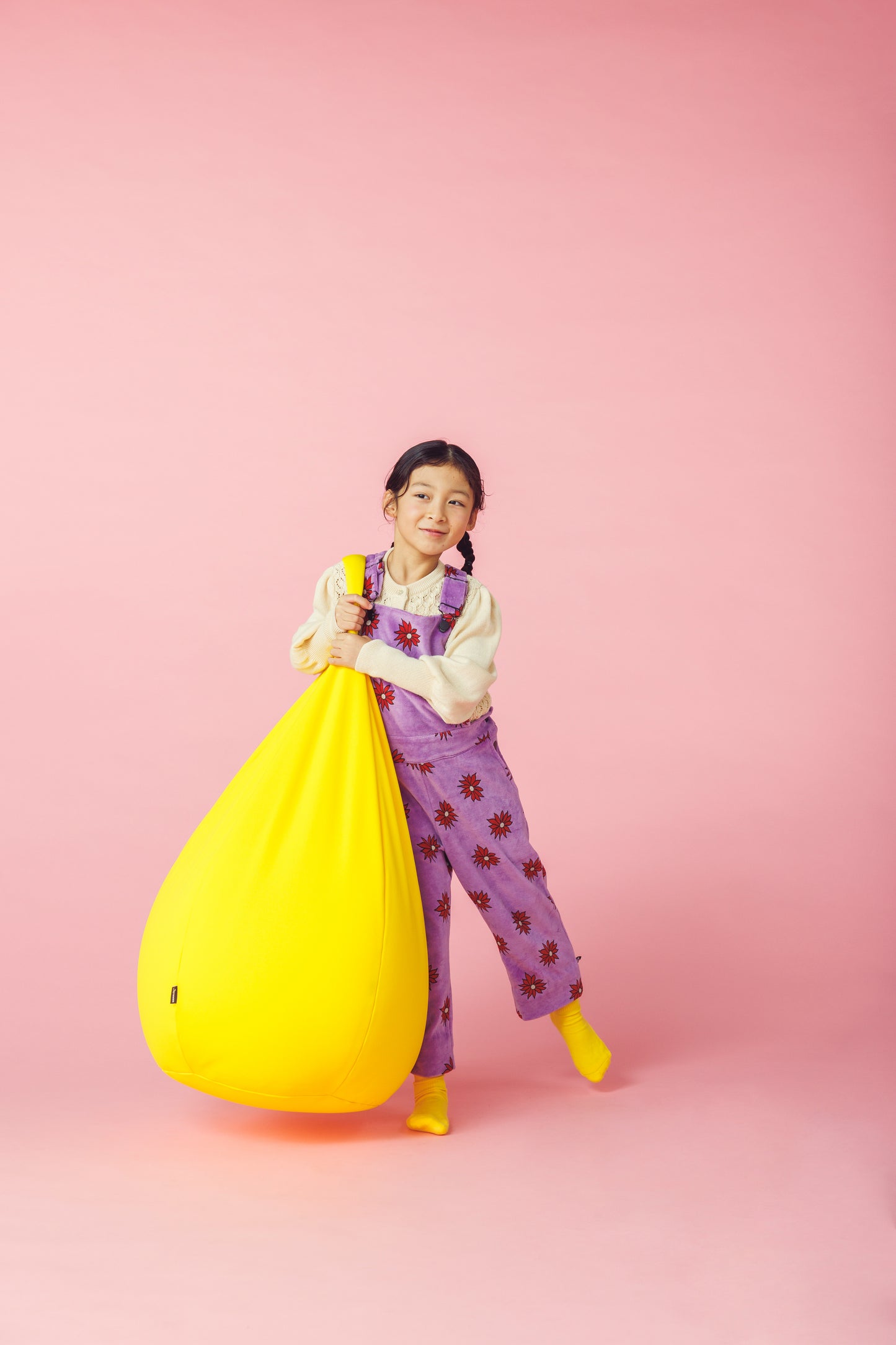 ビビットカラー ビーズバッグクッション