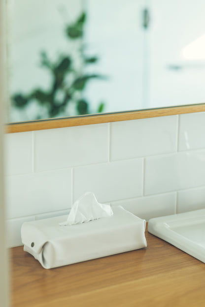 プレミアムレザー　ティッシュBOXカバー