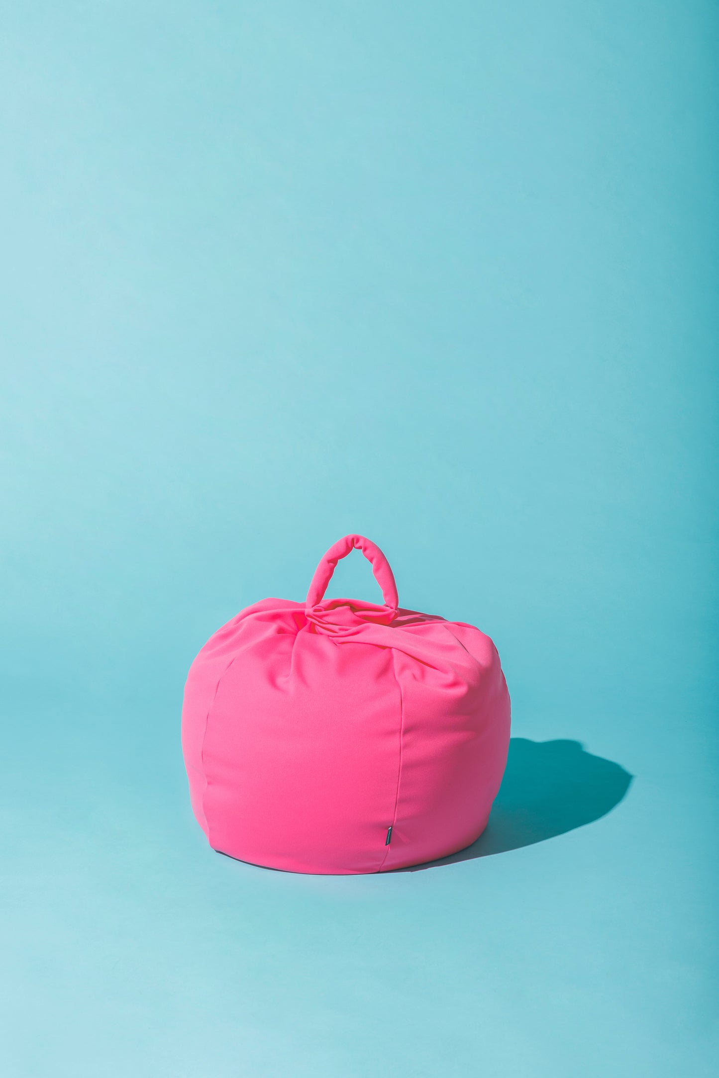 ビビットカラー ビーズバッグクッション