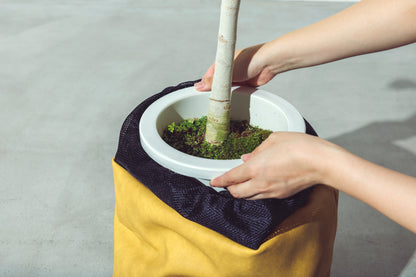 プレミアムレザー 鉢カバー