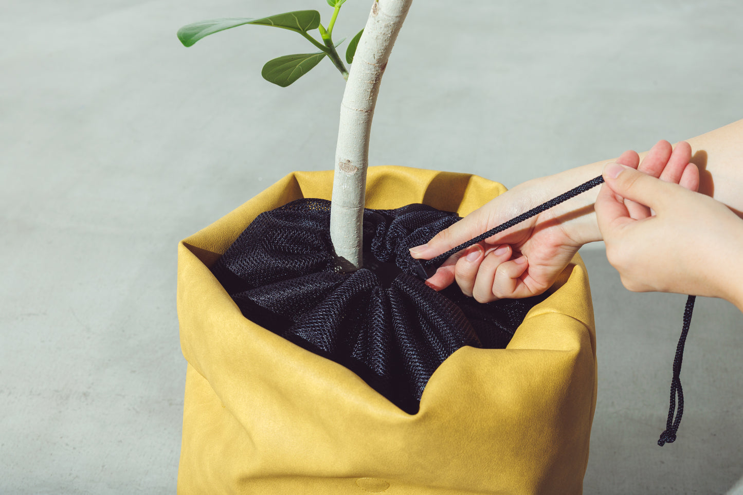 プレミアムレザー 鉢カバー