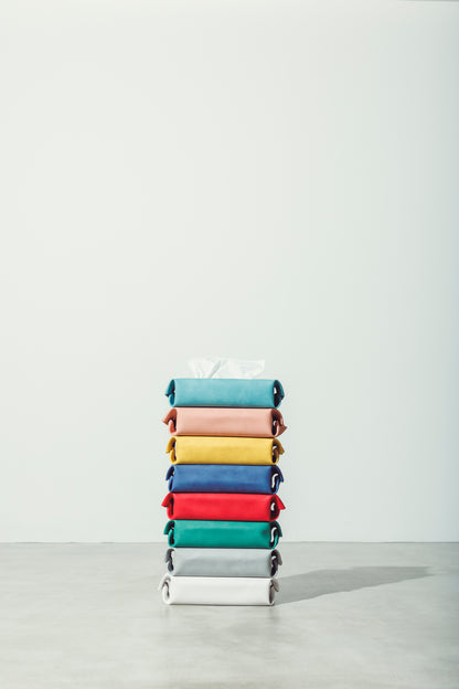 プレミアムレザー　ティッシュBOXカバー