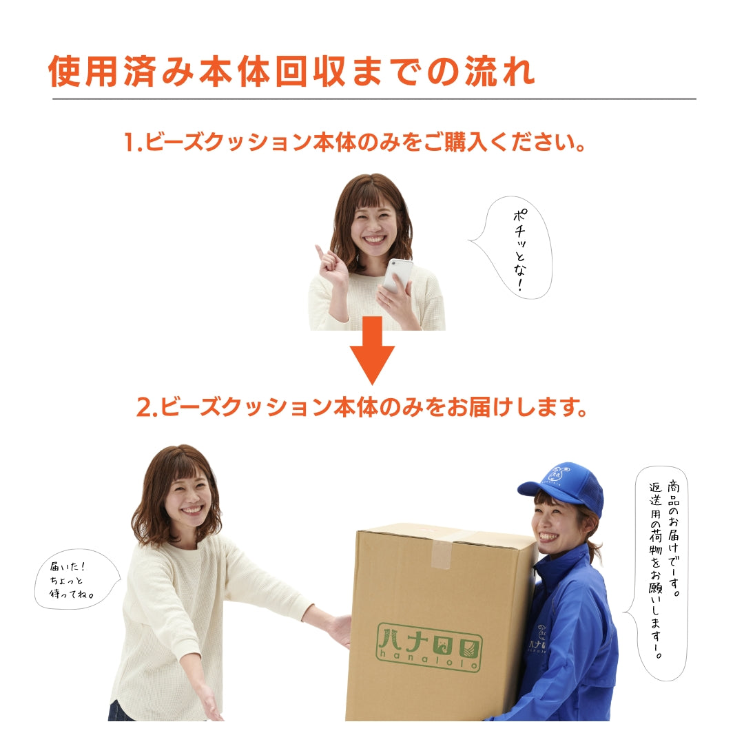 ポトラクッション本体  60L～240Lサイズ 【回収送料無料サービス】